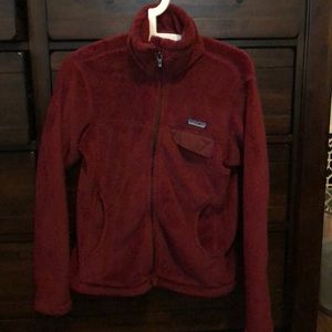 Patagonia retool full zip red jacket